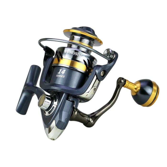 YUMOSHI KS2000 Spinning Fishing Reel Metal Rocker Metal Cup Reel