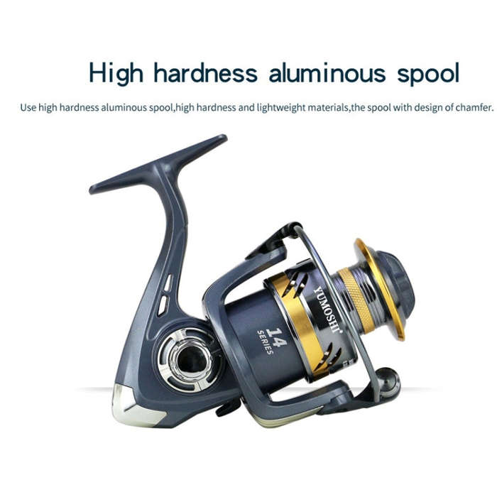 YUMOSHI KS2000 Spinning Fishing Reel Metal Rocker Metal Cup Reel