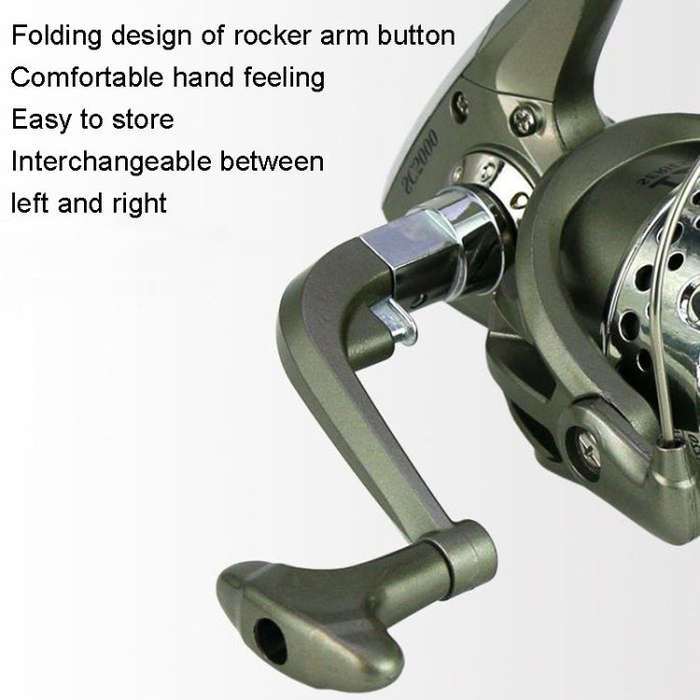 YUMOSHI SC3000 Plastic Plating Head Fishing Line Wheel Loyal Casting Reel