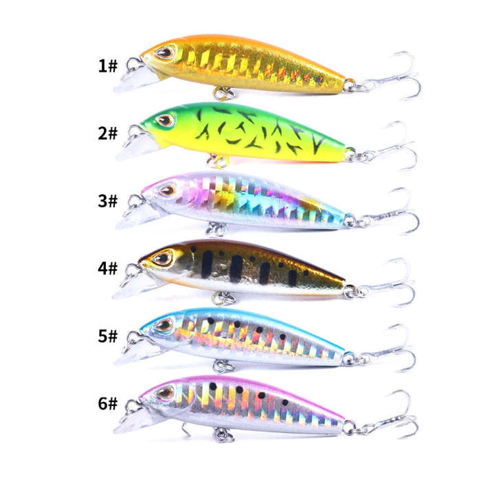 HENGJIA 5.5cm 6.6g Mino Luya Fake Bait Long Casting Sinking Bionic Lure(4)
