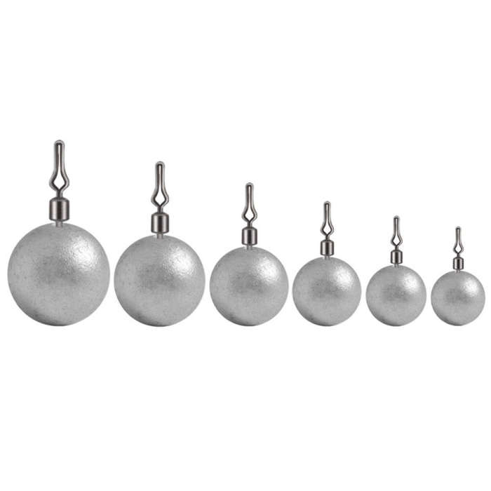 HENGJIA 10pcs/bag 10g Fishing Lead Pendant Sea Fishing Lua Spherical Spinning Biting Lead Fishing...