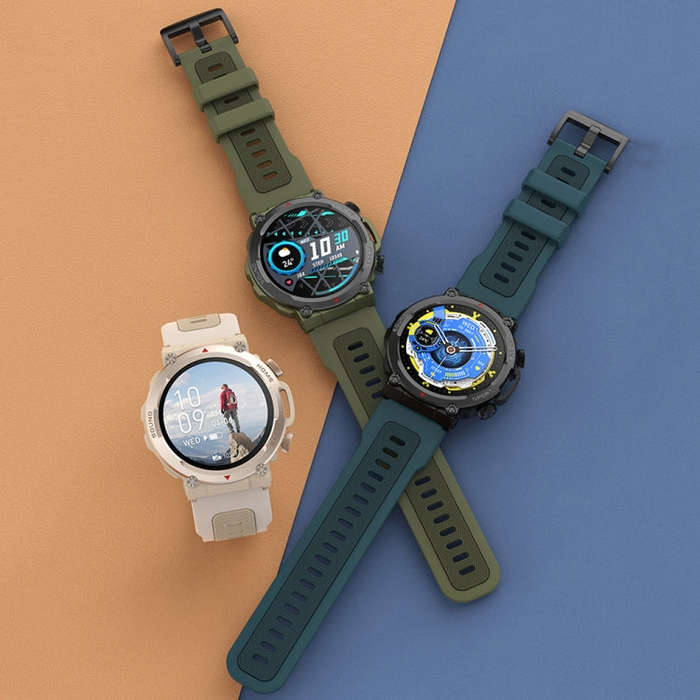 S56T Heart Rate/Blood Oxygen/Sleep Monitoring Bluetooth Call Outdoor Waterproof Smart Watch(Green)