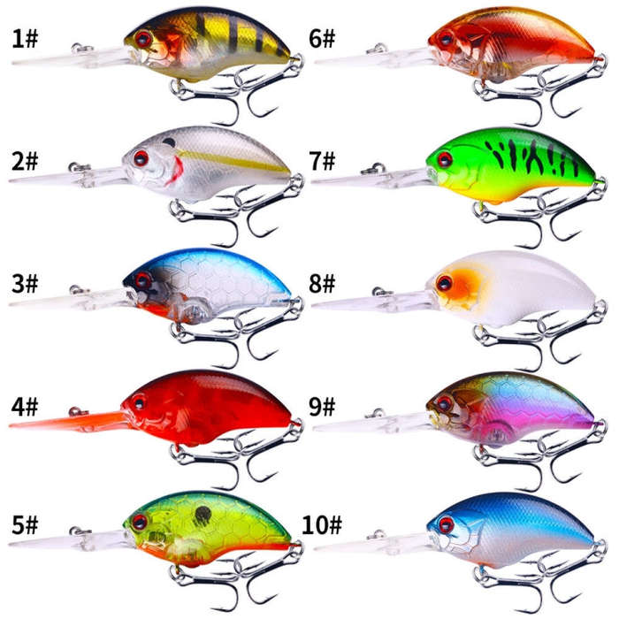 HENGJIA Rock Lure Small Fat Hard Bait Boxed Fake Bait(1)