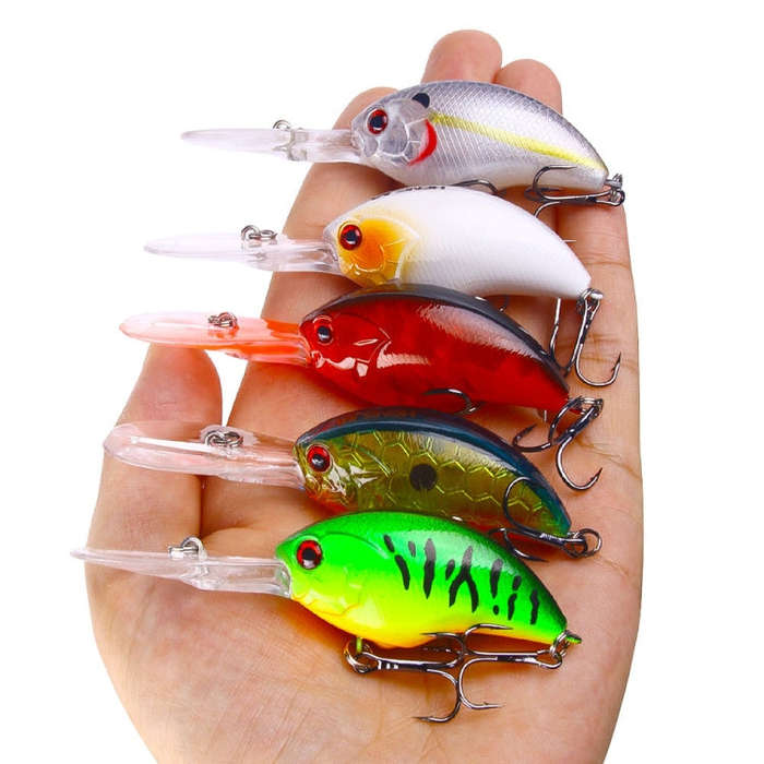 HENGJIA Rock Lure Small Fat Hard Bait Boxed Fake Bait(4)