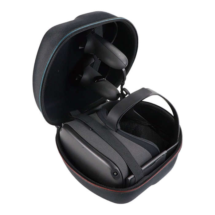 For Quest 1 / 2 Storage Package VR Integrated Glasses Bag Anti-Pressure Dustproof Case(Small Gray)