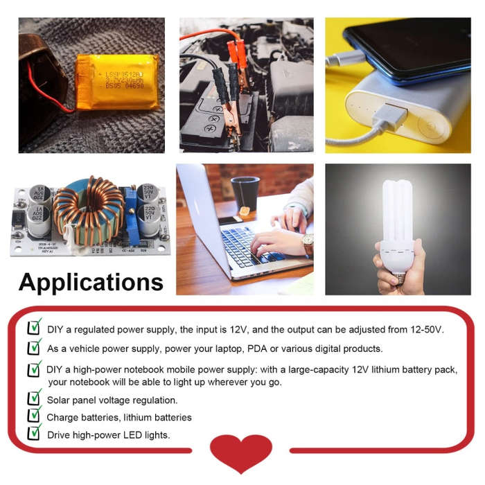250W  10A Aluminum Substrate Power Supply LED Boost Constant Current Module
