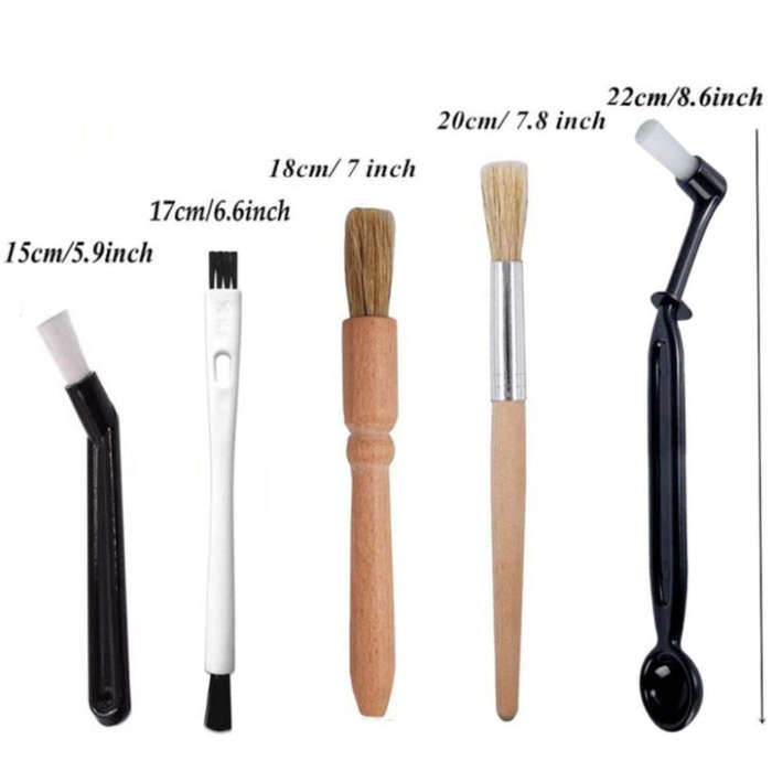 4-in-1 E Type Coffee Machine Cleaning Set Coffee Grinder Brush
