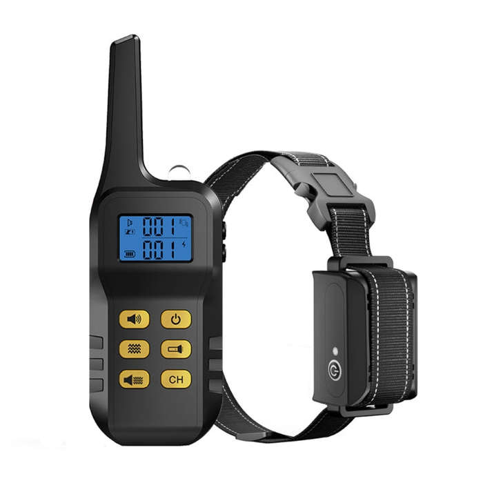 Training Device Automatic Bark Stopper Dog Training Electronic Collar, Style: For-One-Dog(Yellow)
