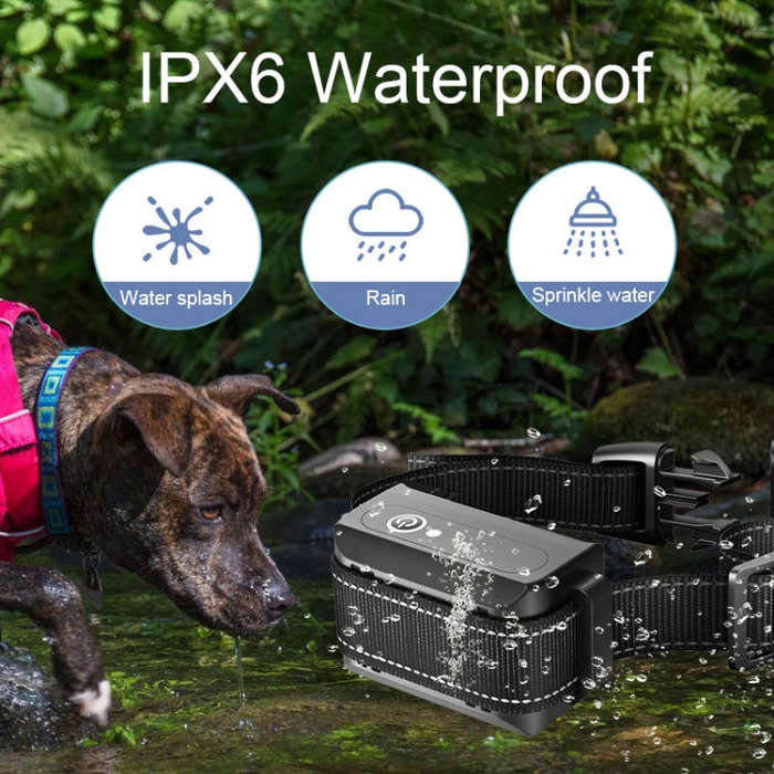 Training Device Automatic Bark Stopper Dog Training Electronic Collar, Style: For-Three-Dog(Red)
