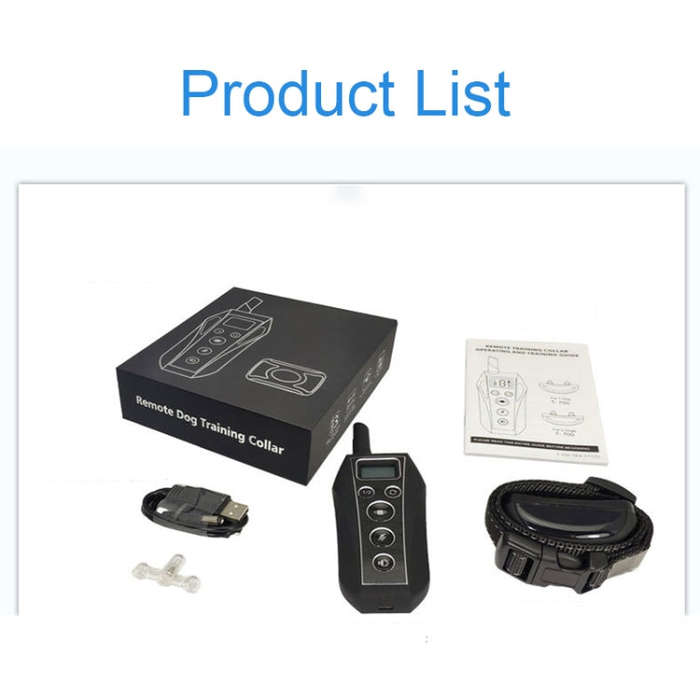 Intelligent Electronic Remote Control Training Device Pet Training Collar Bark Stopper, Style: T700