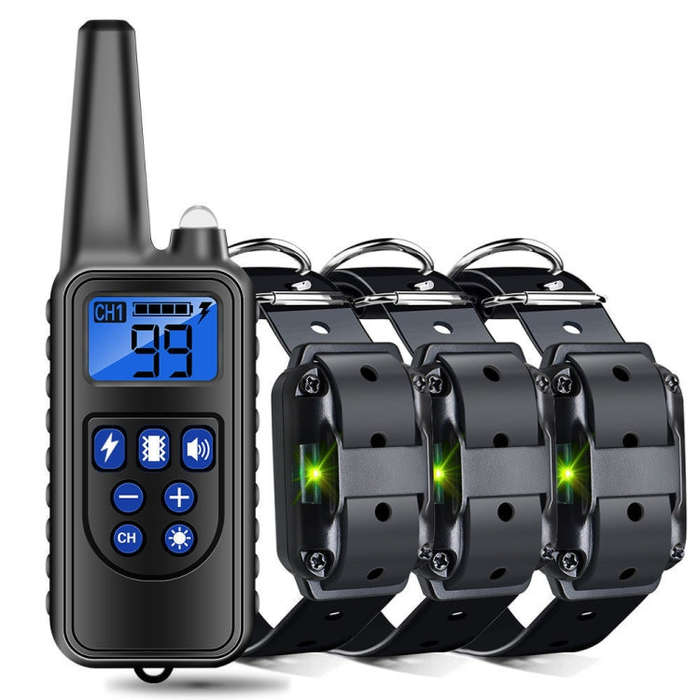 800m Remote Control Stop Barker Dog Trainer Smart Anti-Disturbance Vibration Collar, Specificatio...