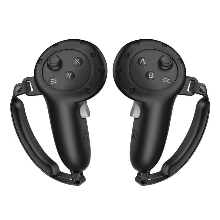 For Quest 3 Handle Silicone Protective Cover VR Accessories(Black)