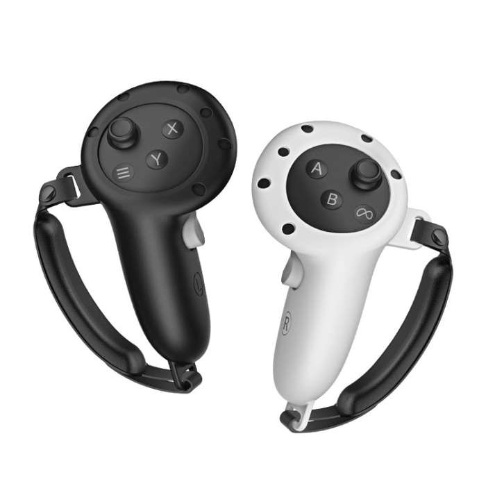 For Quest 3 Handle Silicone Protective Cover VR Accessories(Black)