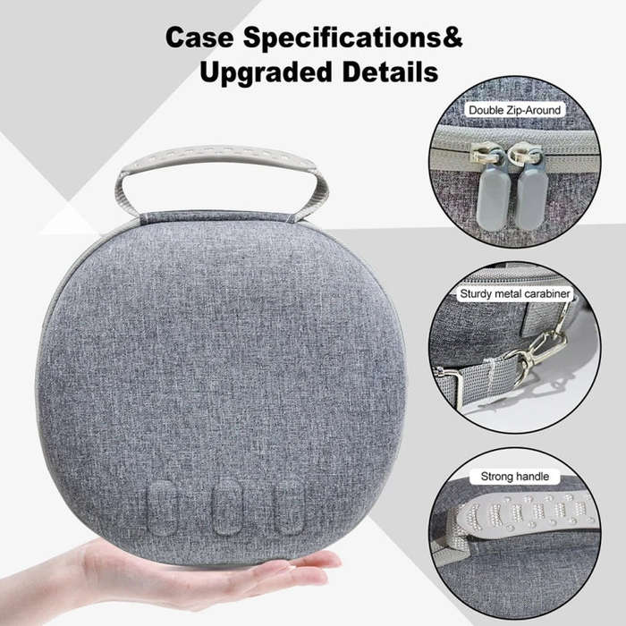 For Quest 3 VR Glasses JYS Storage Bag Anti-Fall Anti-Scratch Carrying Bag(Grey)