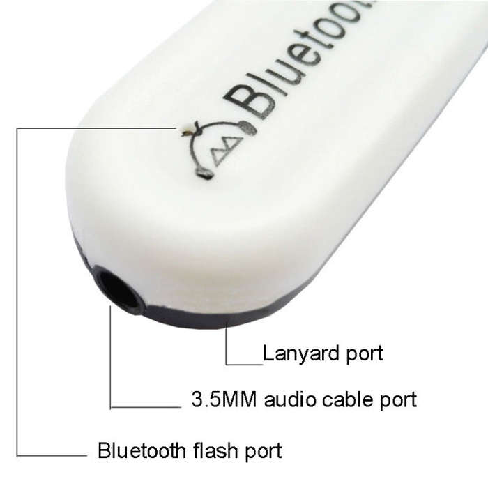 B10 Dual Output USB Wireless Bluetooth Audio Receiver AUX Bluetooth Adapter
