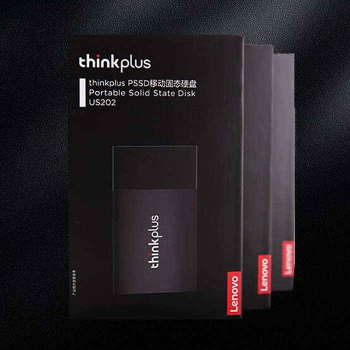 Lenovo Thinkplus US202 USB3.1 Compact And Portable Mobile Solid State Drive, Capacity: 1T