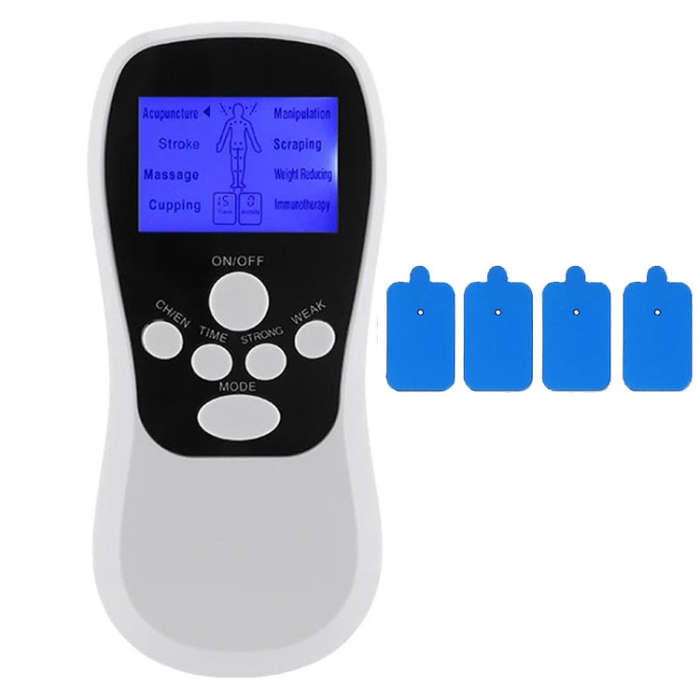 Multifunctional Low Frequency Pulse Meridian Physiotherapy Massage Instrument, Color: White Standard