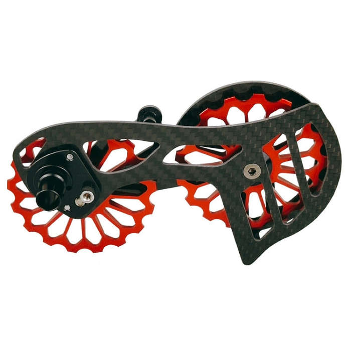 Carbon Fiber Guide Wheel For Road Bike Bicycle Bearing Rear Derailleur Guide Wheel Parts, Model N...