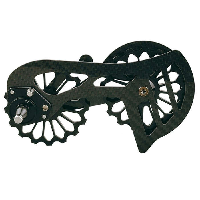 Carbon Fiber Guide Wheel For Road Bike Bicycle Bearing Rear Derailleur Guide Wheel Parts, Model N...