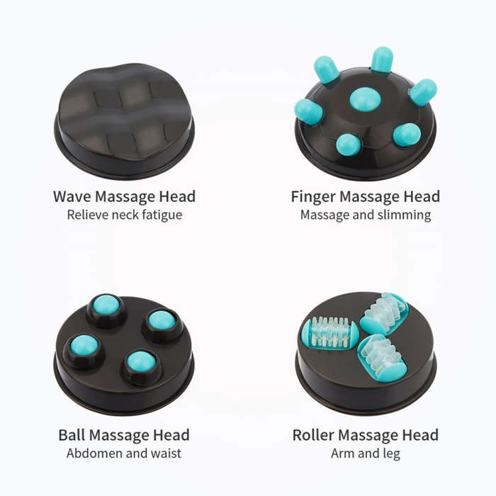 4 in 1 Electric Massager Handheld Fat Pusher Infrared Massager 220V EU Plug