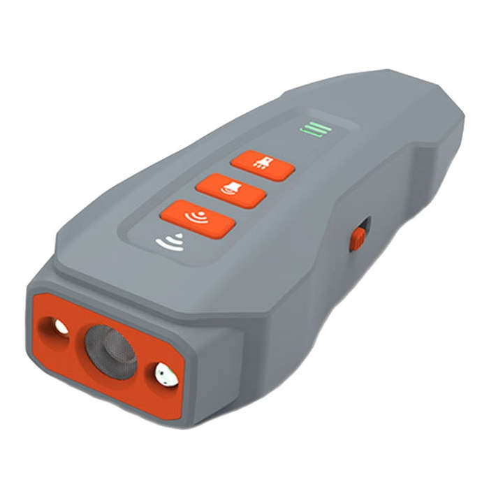 LED Flashing Light Handheld Ultrasonic Bark Arrester Frequency Conversion Training Device(Gray+Or...