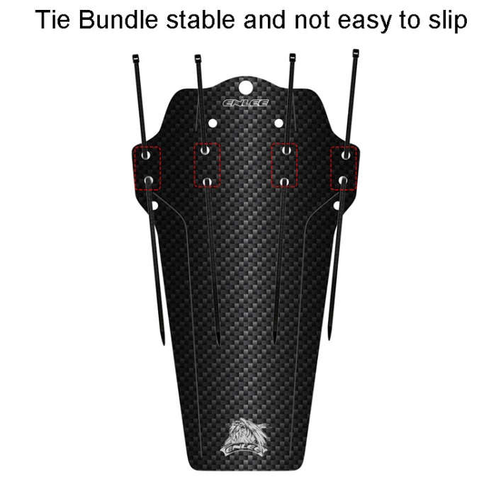 ENLEE Mountain Bike Fenders Mountain Bicycle Saddle Universal Riding Accessories, Model: Carbon F...
