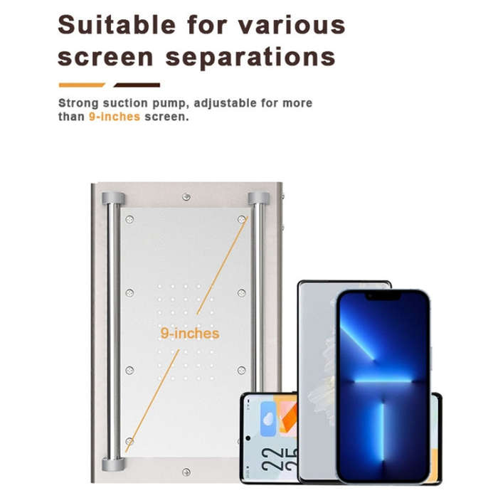 Baku BA-946+ 9 Inch 450W Phone Screen Separator With Electronic Glue Remove 110V US Plug