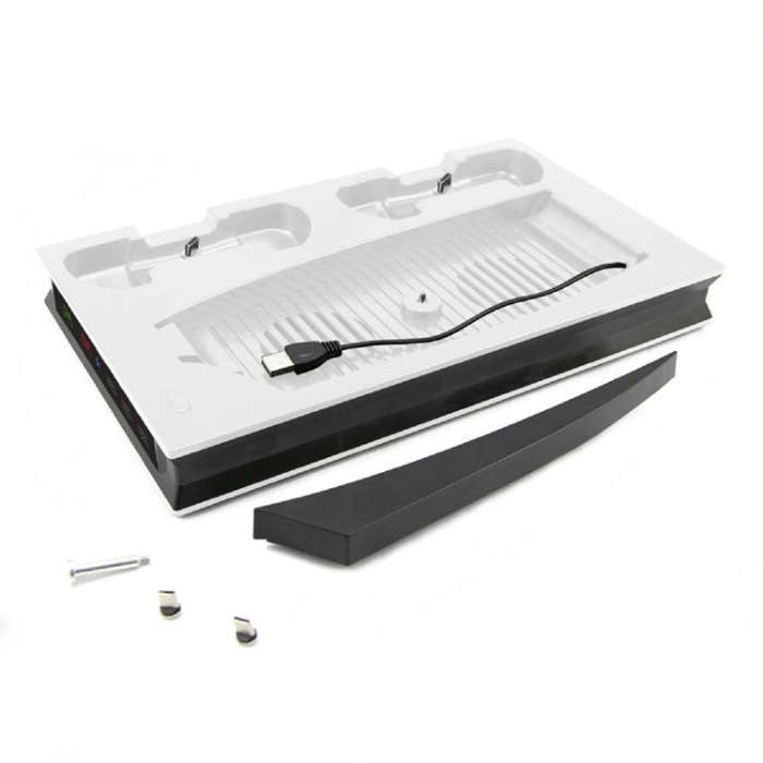 For PS5 Digital / Optical Drive Console Cooling Fan Controller Charging Base With Light Dock Stan...