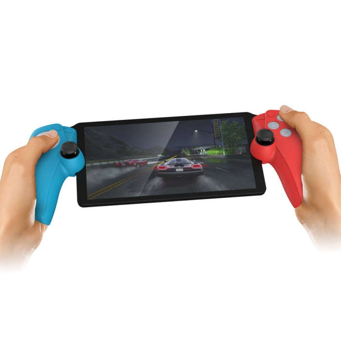 For PS5 PlayStation Portal Game Console DOBE Split Silicone Protective Case(White)