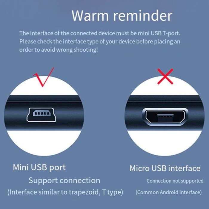 JINGHUA USB2.0 To T-Port Connection Cable MINI5Pin Data Hard Disk Cable, Length: 1.5m