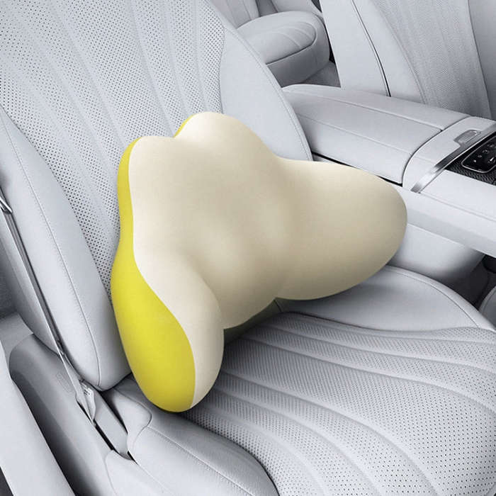 Multi-Function Lumbar Massager Car Cervical Hot Waist Massage Pillow, Specification: Charging Mod...