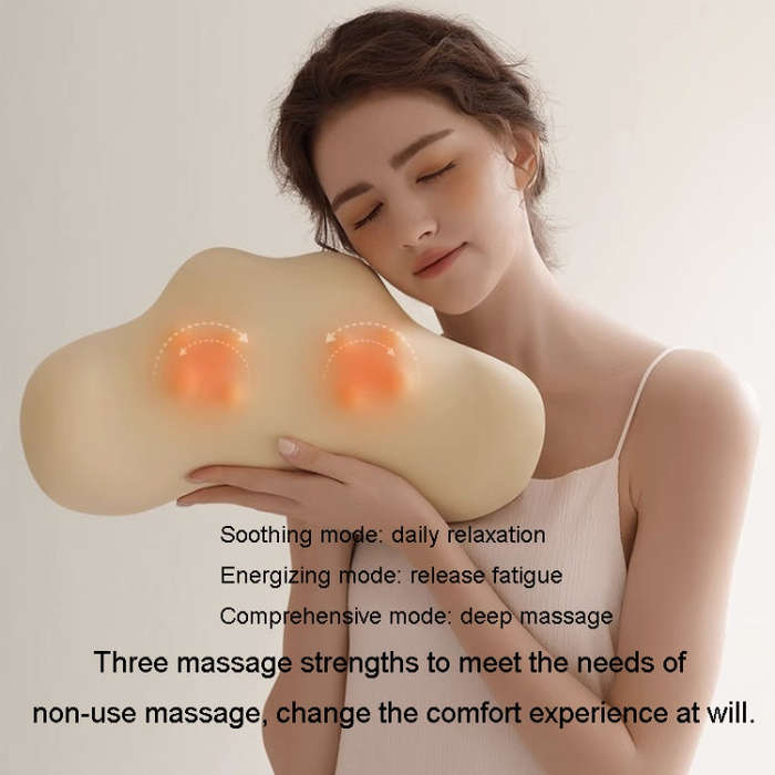 Multi-Function Lumbar Massager Car Cervical Hot Waist Massage Pillow, Specification: Charging Mod...
