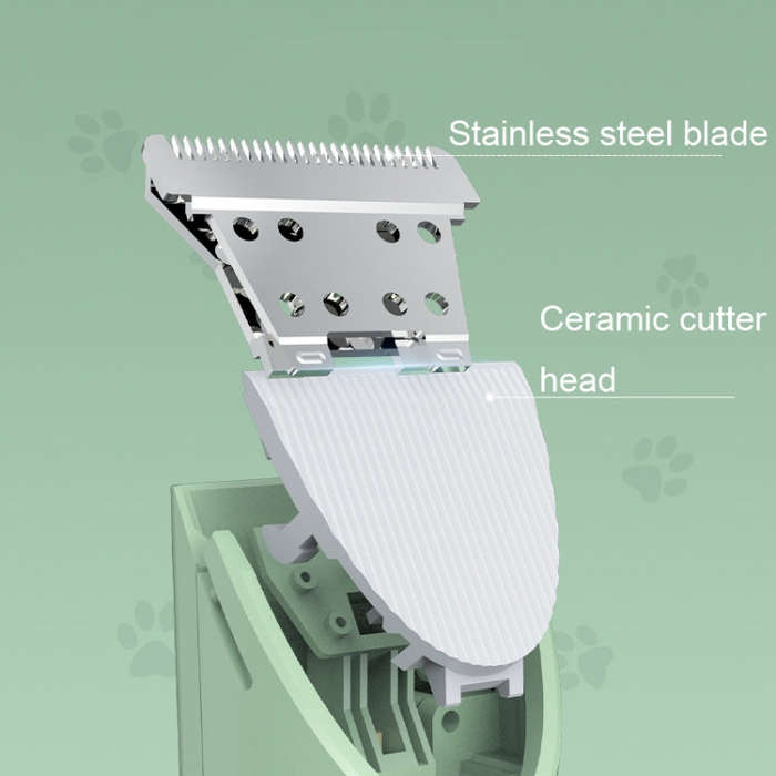 Multifunctional Pet Electric Shaver Cat And Dog Hair Clipper, Color: 4-in-1 White