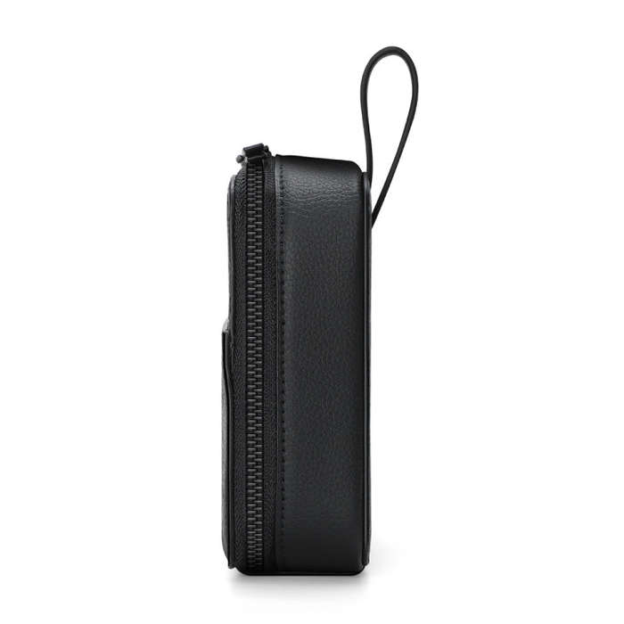 PU Leather Watch Strap Organizer Box For Apple Watch Band  Travel Storage Case(Black)