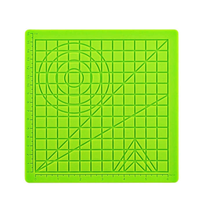 3D Printing Pen Copy Silicone DIY Painting Template Mat, Specification: Green
