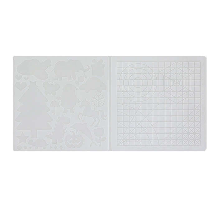 3D Printing Pen Copy Silicone DIY Painting Template Mat, Specification: Transparent Large