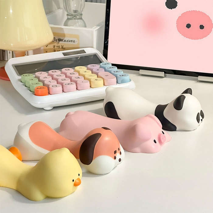 Decompression Memory Foam Mouse Pad Cute Desktop Mouse Wrist Cushion Hand Rest, Pattern: Puppy