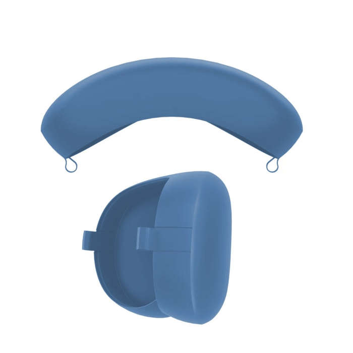 For Apple Vision Pro Silicone Protective Case VR Headset Cover, Specification: Blue