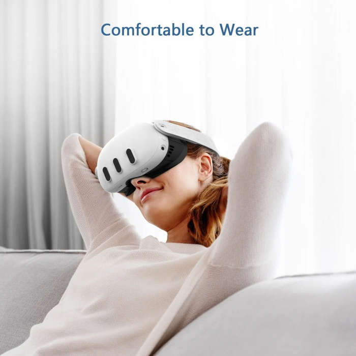 AMVR Q3FC1 For Quest3 Mask Ice Silk Breathable Leather Material(Mask+1 Ice Silk)