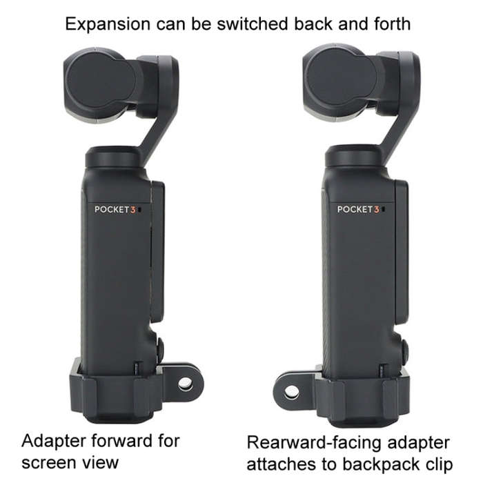 For DJI OSMO Pocket 3 Expansion Bracket Adapter Gimbal Camera Mounting Bracket Accessories, Style...