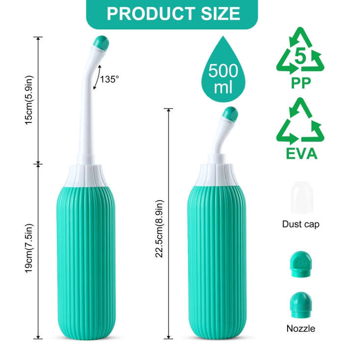 500ml Portable Feminine Washing Instrument Handheld Sanitary Wash Bottle For Pregnant Women, Mode...