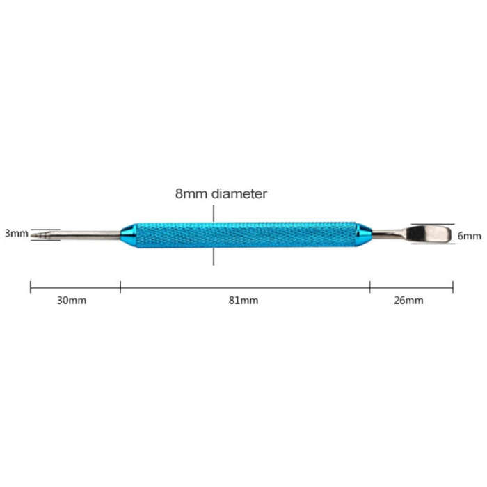 Fancy Coffee Pull Flower Needle Stainless Steel Carved Rod Crochet Flower Needle(Champagne)