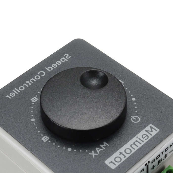 CCM96SK DC 12V 24V 36V 48V PWM DC 10A High Power Motor Speed Controller with Housing (White)