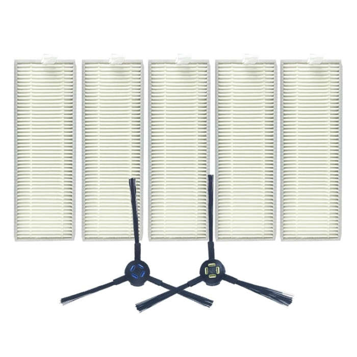 XI287 5 PCS I259 Filter +1 Pair I258 Side Brush for ILIFE A7 / A9