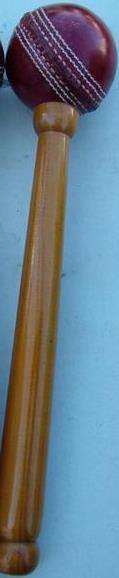 Cricket Ball Mallet For Knocking In A Cricket Bat