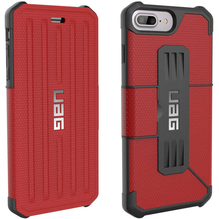 UAG Metropolis Iphone 7 Plus / 8 Plus Heavy Duty 360 Degree Folio Cover Case