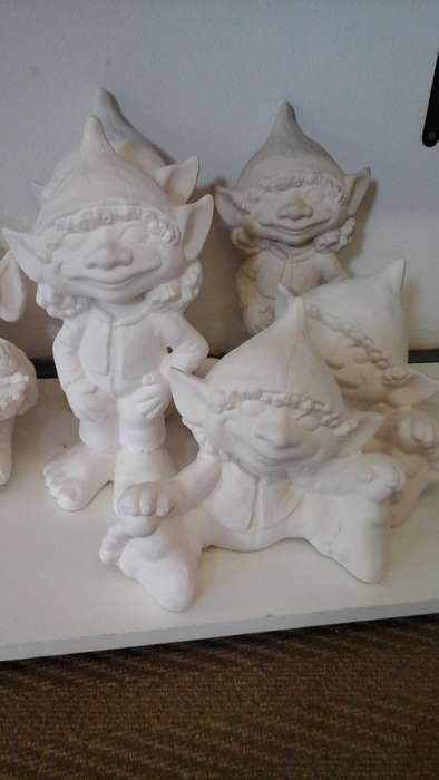 Pixies by Pro Art Ceramic Art Shop - Sitting pixie - 20 cm high