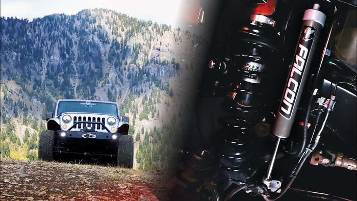 FALCON Series 3.1 Piggyback 2.5"-3.5" Lift Shock Absorber Kit for Jeep JK 4 Door