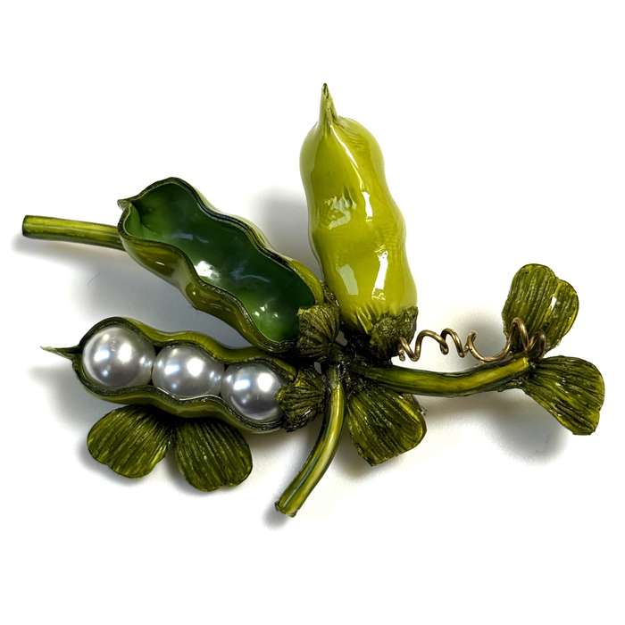 Large Cilea Bijoux Paris Petits Pois Brooch