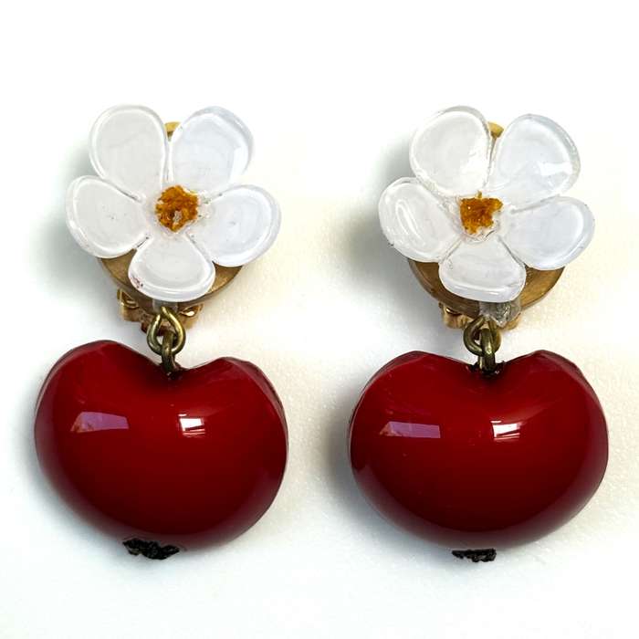 Cilea Bijoux Paris Botanica Clip-on Earrings